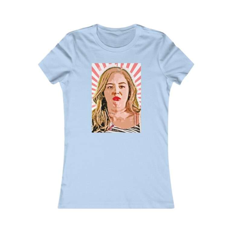 Erica Goldberg Throw Up Face Meme  - Premium Women's T-Shirt - Image 11