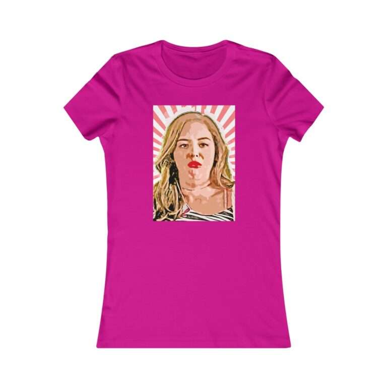 Erica Goldberg Throw Up Face Meme  - Premium Women's T-Shirt - Image 18