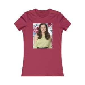 Actress Hayley Orrantia Floral Theme - Premium Women's T-Shirt