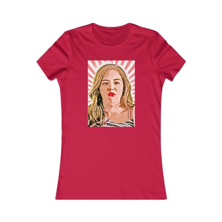 Erica Goldberg Throw Up Face Meme  - Premium Women's T-Shirt - Image 19
