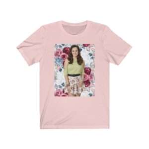 Actress Hayley Orrantia Floral Theme - Premium Unisex T-Shirt