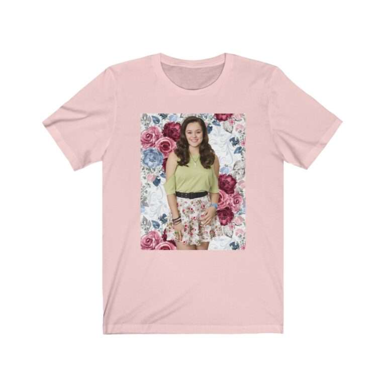 Actress Hayley Orrantia Floral Theme - Premium Unisex T-Shirt