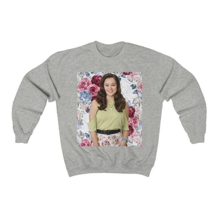 Actress Hayley Orrantia Floral Theme - Sweatshirt - Image 6