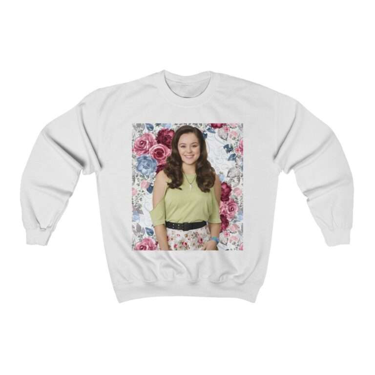 Actress Hayley Orrantia Floral Theme - Sweatshirt - Image 2