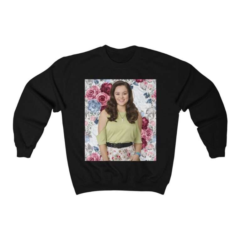 Actress Hayley Orrantia Floral Theme - Sweatshirt - Image 3