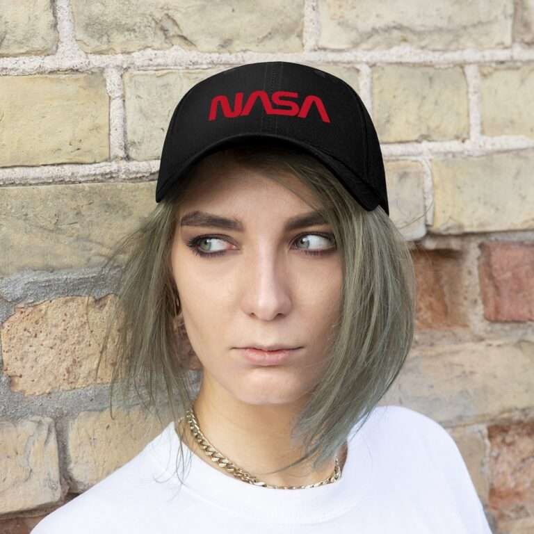 NASA Unisex Hat - NASA Worm Logo - Space Merch - Image 6