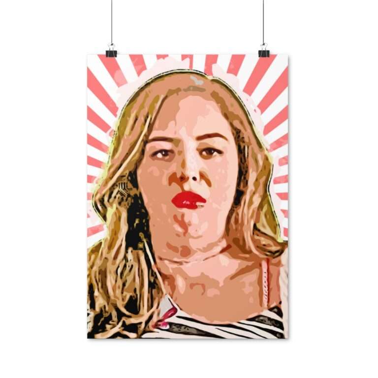 Erica Goldberg Throw Up Face Meme - Poster Print - Image 8
