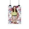 Actress Hayley Orrantia Floral Theme - Poster Print - Image 3