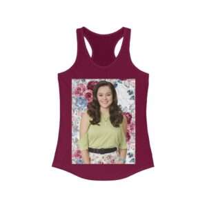 Actress Hayley Orrantia Floral Theme - Women's Racerback Tank