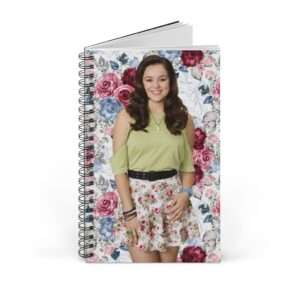Actress Hayley Orrantia Floral Theme - Spiral Notebook Journal