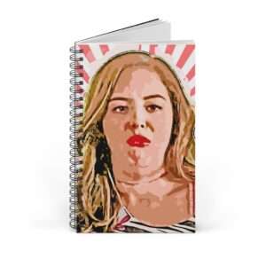 Erica Goldberg Throw Up Face Meme - Spiral Notebook Journal