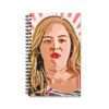 Erica Goldberg Throw Up Face Meme - Spiral Notebook Journal - Image 2