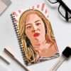 Erica Goldberg Throw Up Face Meme - Spiral Notebook Journal - Image 5