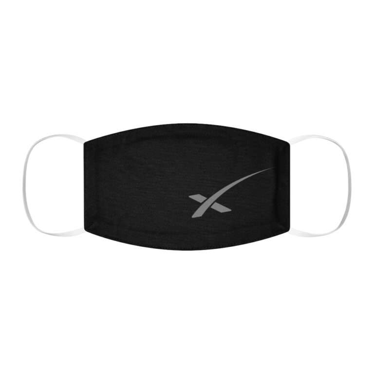 Snug-Fit Polyester Face Mask with X Logo - Image 2