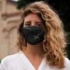 Snug-Fit Polyester Face Mask with X Logo - Image 6