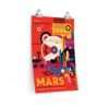 Print of NASA/JPL travel poster - Mars