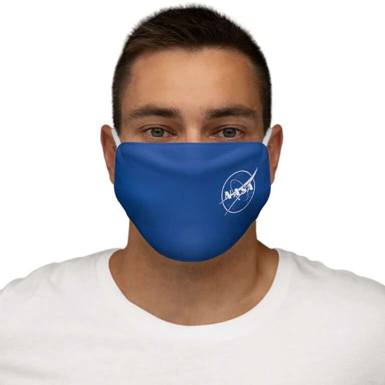 NASA face-mask - royal-blue
