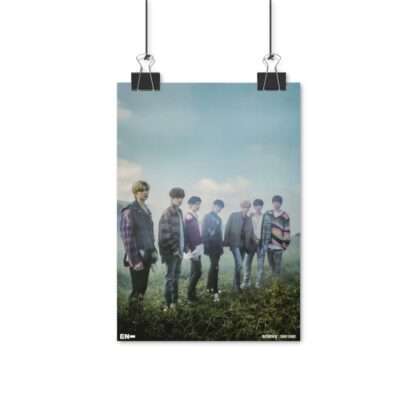 8.3" x 11.7" Enhypen Group Photo Poster Print - Border Day One Dawn