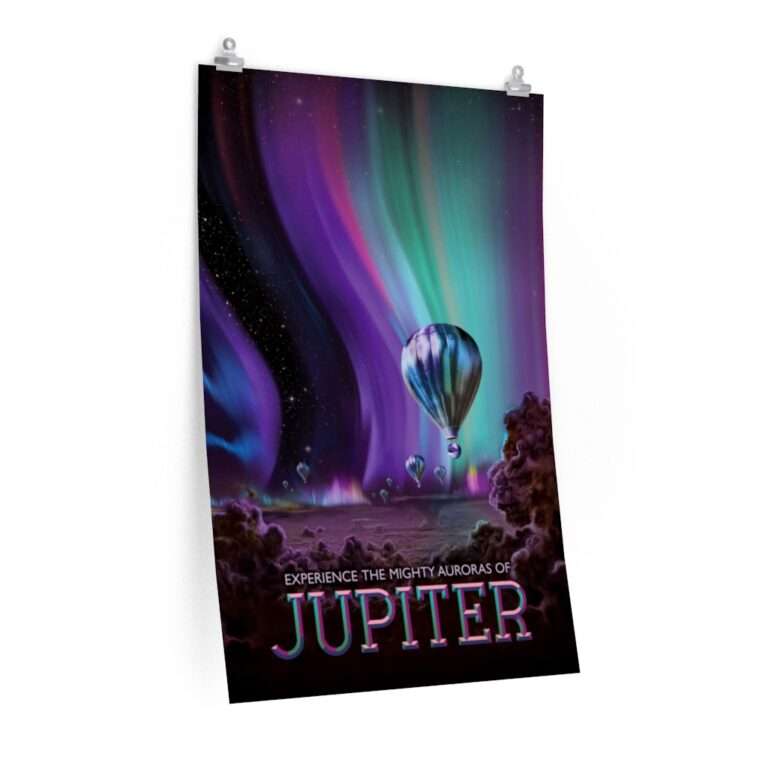 Premium matte print of "Jupiter" travel poster by NASA/JPL