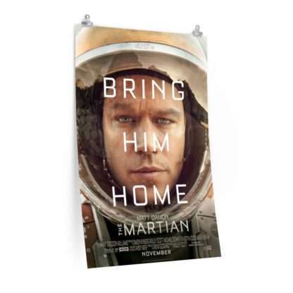 Premium matte print of "The Martian" movie poster