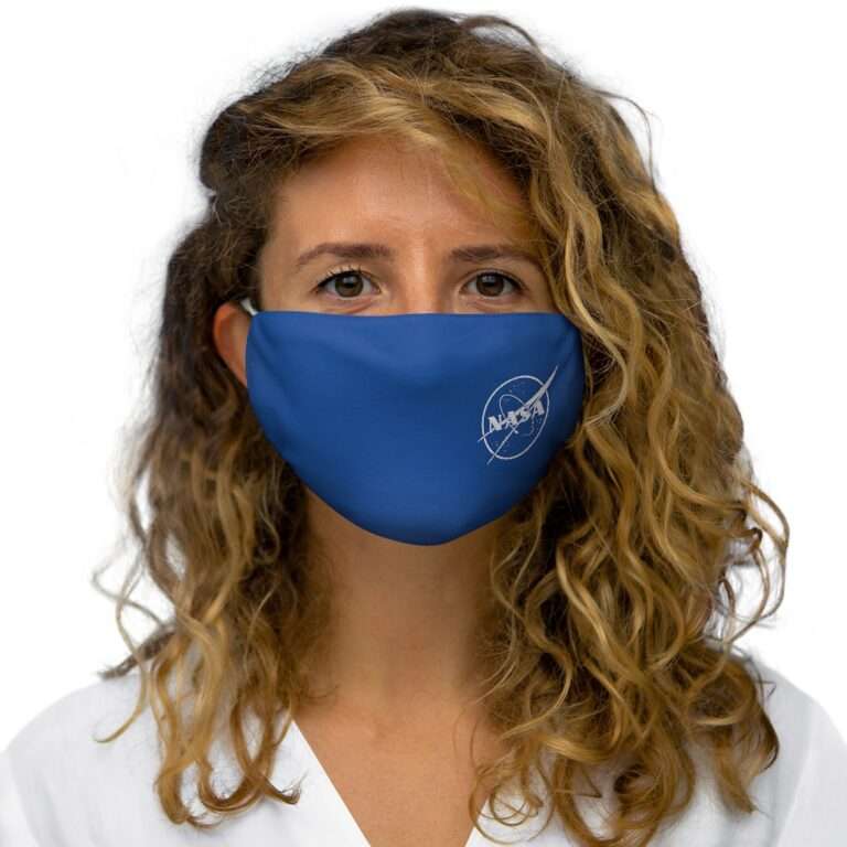 NASA face-mask - royal-blue