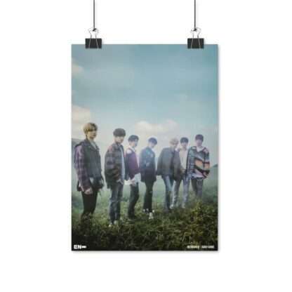 11.7" x 16.5" Enhypen Group Photo Poster Print - Border Day One Dawn