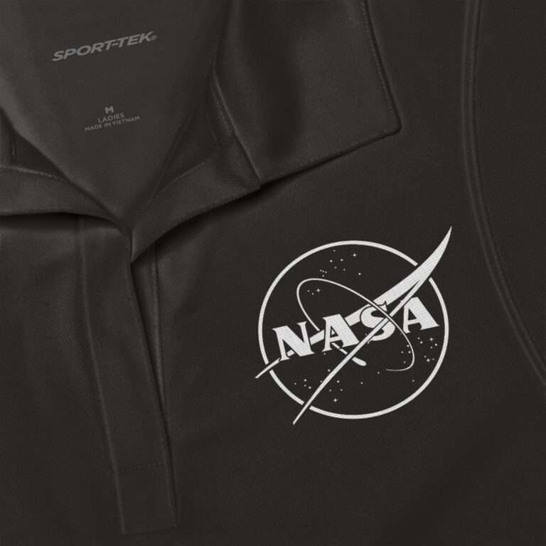 NASA women's polo shirt - black