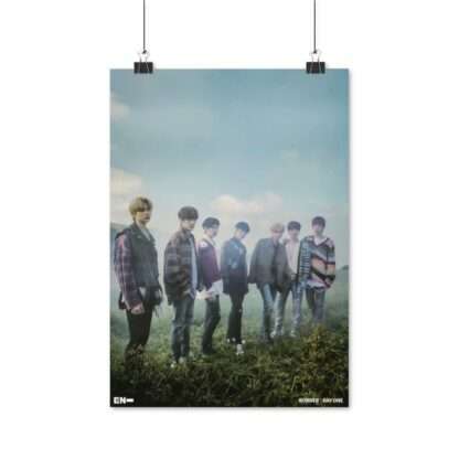 16.5" x 23.4" Enhypen Group Photo Poster Print - Border Day One Dawn