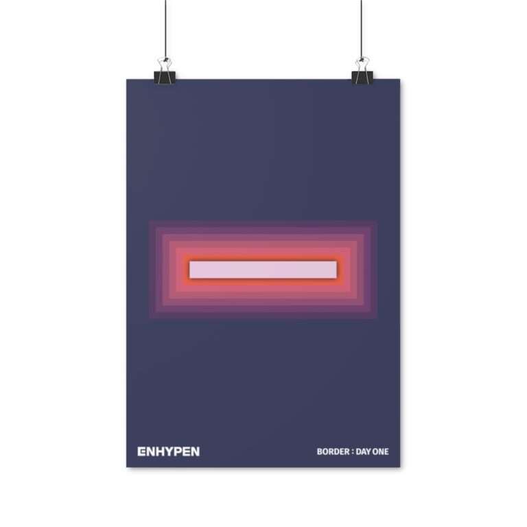 16.5" x 23.4" Poster of Enhypen Album Cover - Border : Day One Dusk