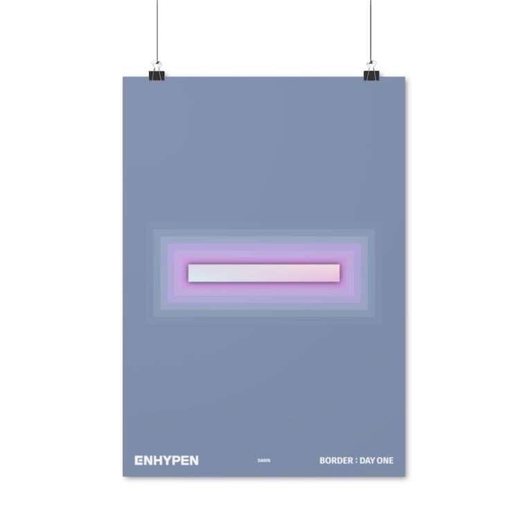 23.4" x 33.1" Poster of Enhypen Album Cover - Border : Day One Dawn