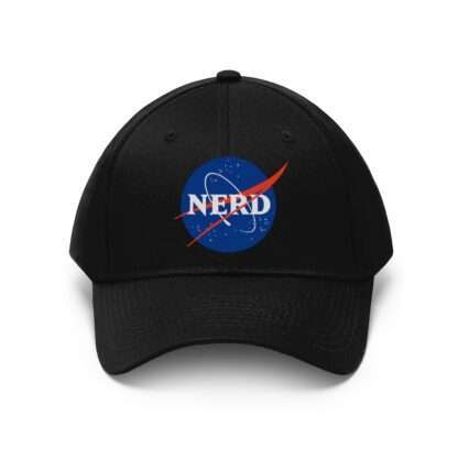 NASA "Nerd" unisex hat - black