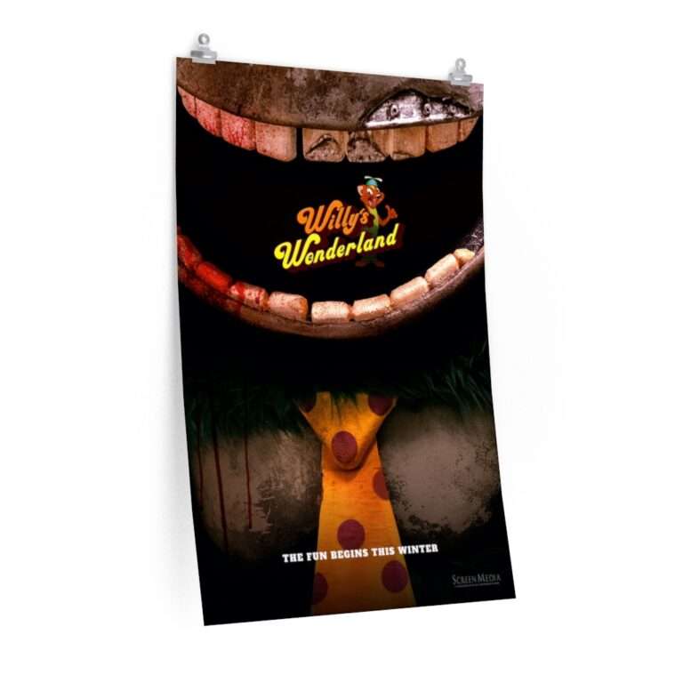 Printed teaser poster for Willy's Wonderland ft. Nicolas Cage - The Gorilla