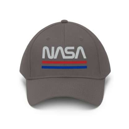 Grey NASA hat in retro style