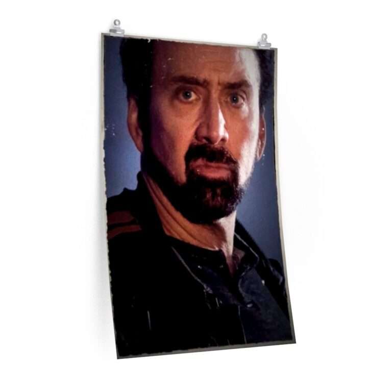 Printed teaser poster for Willy's Wonderland ft. Nicolas Cage - The Janitor portrait