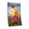 Printed cartoon poster for Willy's Wonderland ft. Nicolas Cage - Knighty Knight