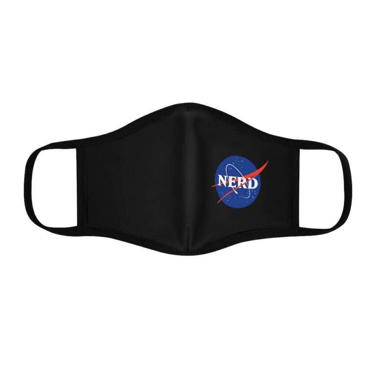 NASA "Nerd" face mask