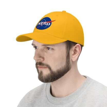NASA "Nerd" unisex hat - yellow