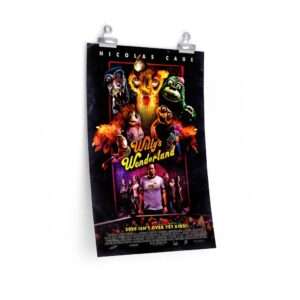 Printed poster for Willy's Wonderland ft. Nicolas Cage