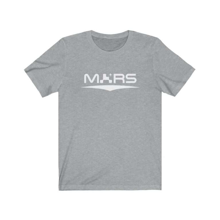 NASA Mars 2020 heather unisex t-shirt - front