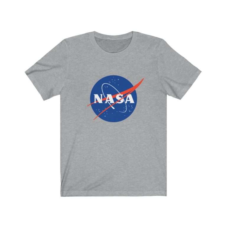 Heather classic NASA logo t-shirt