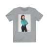 The Goldbergs Hayley Orrantia in Green Fringe Jacket - Premium Unisex T-Shirt