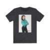 The Goldbergs Hayley Orrantia in Green Fringe Jacket - Premium Unisex T-Shirt - Image 12