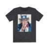 Uncle Sam I Want You Poster Art - Premium Unisex T-Shirt - Image 12