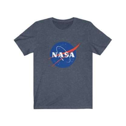 Navy-heather classic NASA logo t-shirt