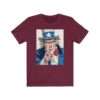 Uncle Sam I Want You Poster Art - Premium Unisex T-Shirt - Image 16