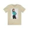 The Goldbergs Hayley Orrantia in Green Fringe Jacket - Premium Unisex T-Shirt - Image 6