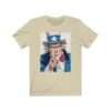 Uncle Sam I Want You Poster Art - Premium Unisex T-Shirt - Image 6