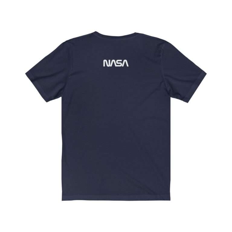NASA Mars 2020 navy-blue unisex t-shirt - back