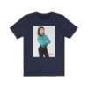 The Goldbergs Hayley Orrantia in Green Fringe Jacket - Premium Unisex T-Shirt - Image 14