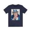 Uncle Sam I Want You Poster Art - Premium Unisex T-Shirt - Image 14